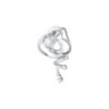 TOMEI Petal Inspired Diamond Pendant, White Gold 375