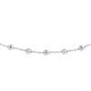 TOMEI Dolphin Anklet, White Gold 585
