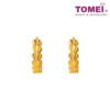 TOMEI Lovely Hoop Earrings, Yellow Gold 916