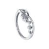 TOMEI Crown Of Grace Diamond Ring, White Gold 375