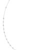 TOMEI Dolphin Anklet, White Gold 585