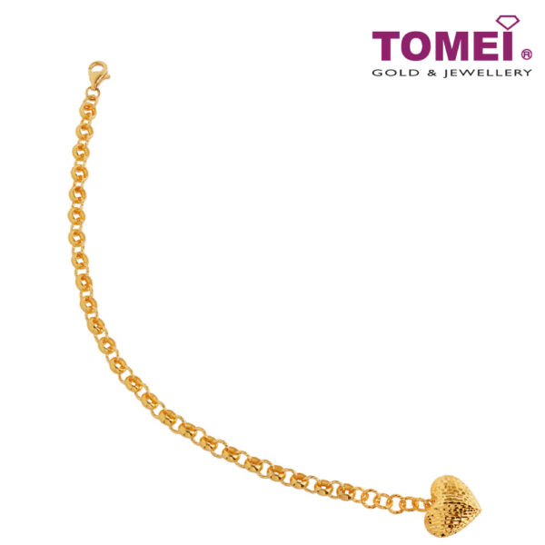 TOMEI Big Love Bead Bracelet, Yellow Gold 916 (BB2947-B-1C)