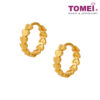 TOMEI Lovely Hoop Earrings, Yellow Gold 916