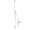 TOMEI Dolphin Anklet, White Gold 585