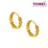 TOMEI Lovely Hoop Earrings, Yellow Gold 916