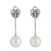 TOMEI Precious Pearl Earrings, White Gold 750 (E2159)