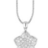 TOMEI Elegant Star Diamond Pendant, White Gold 750 (DP0005263)