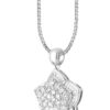 TOMEI Elegant Star Diamond Pendant, White Gold 750 (DP0005263)