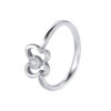 TOMEI Glamorous Butterfly Diamond Ring, White Gold 375