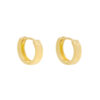 TOMEI Loop Earring, Rose/Yellow Gold 585