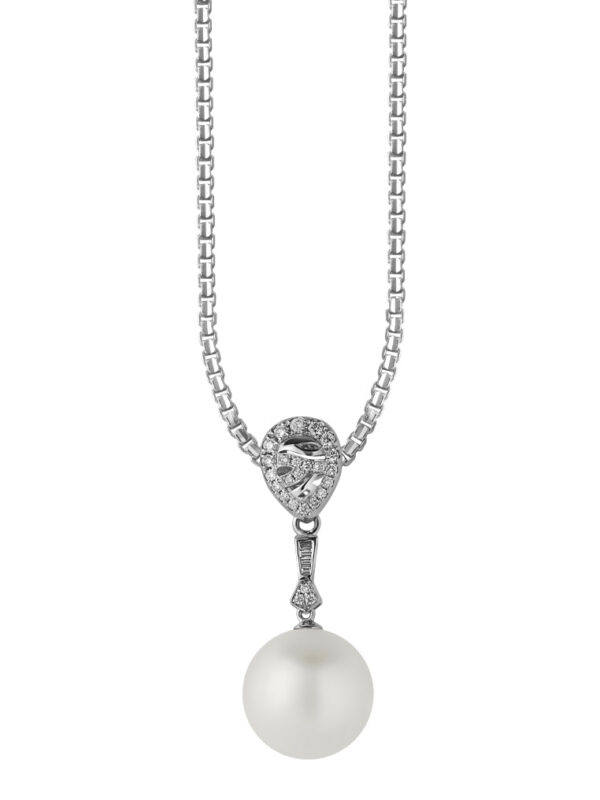 TOMEI Precious Pearl Pendant, White Gold 750 (P6279)