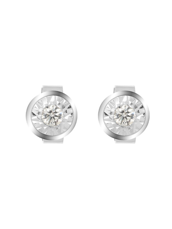 TOMEI Insignia Series, Diamond Earrings, White Gold 585