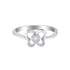 TOMEI Glamorous Butterfly Diamond Ring, White Gold 375
