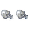 TOMEI Pearl Earrings, White Gold 750