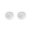 TOMEI Belly Button Earrings, White Gold 585