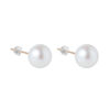 TOMEI Pearlfect Love Earrings(7mm), Rose Gold 750