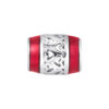 TOMEI Charm of Barrel with Interlaced Love Vibes | White Gold 585 (14K) (P5648)