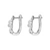 TOMEI Diamond Earrings, White Gold 585