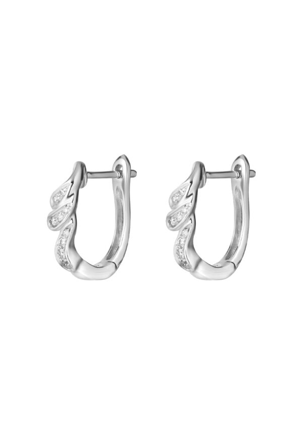 TOMEI Diamond Earrings, White Gold 585