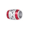 TOMEI Charm of Barrel with Interlaced Love Vibes | White Gold 585 (14K) (P5648)