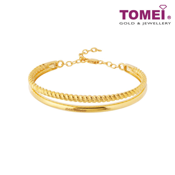 TOMEI Anastasia Bangle, Yellow Gold 916
