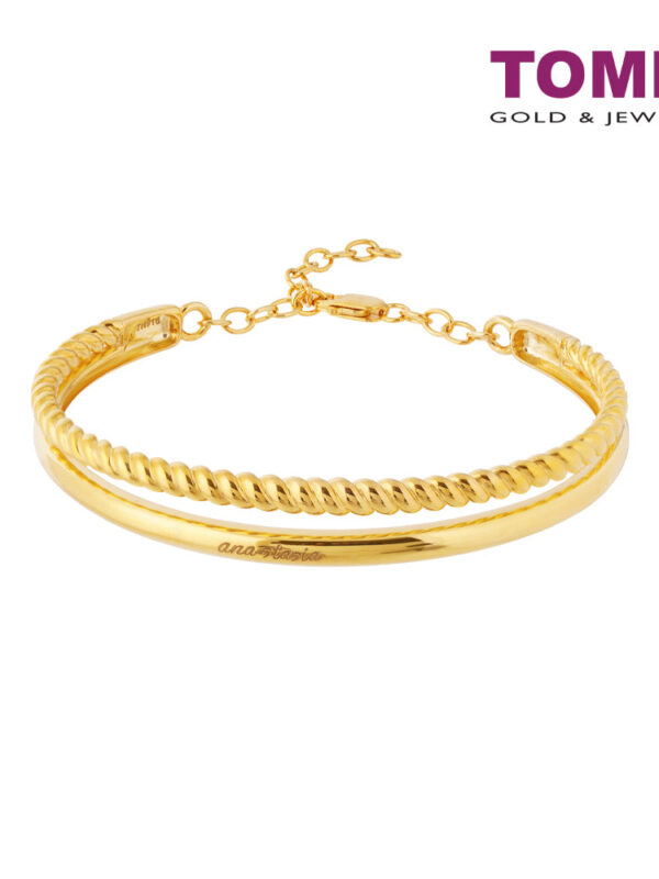 TOMEI Anastasia Bangle, Yellow Gold 916