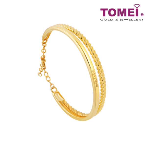 TOMEI Anastasia Bangle, Yellow Gold 916