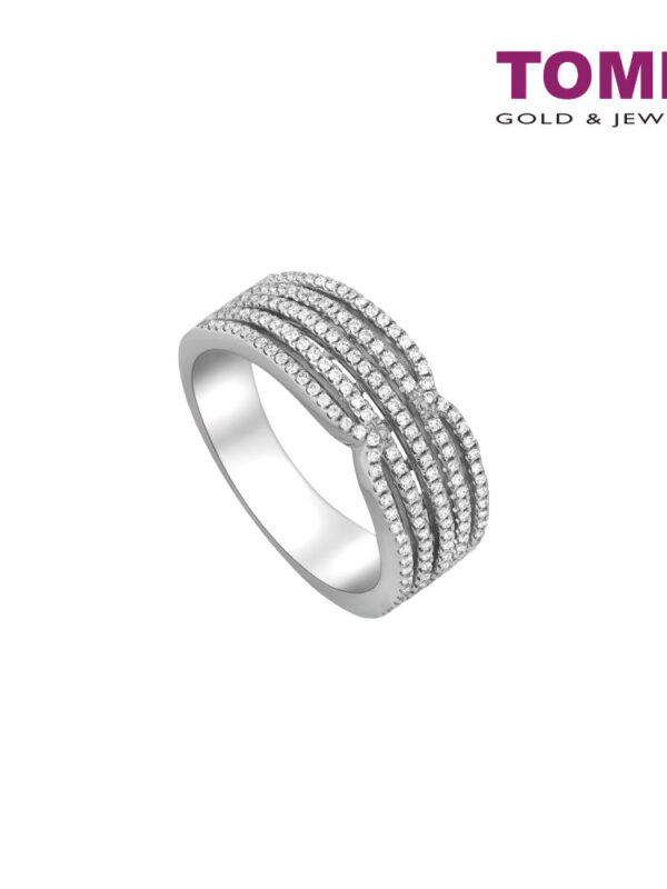 TOMEI Diamond Ring, White Gold 750 (R4925)