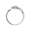 TOMEI Little Star Collection Diamond Ring, White+Rose Gold 375