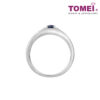 TOMEI Homme Series, Sapphire Men's Ring, Silver 925+Palladium (HOM-R4905)