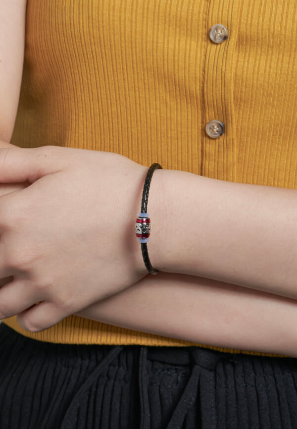 TOMEI Charm of Barrel with Interlaced Love Vibes | White Gold 585 (14K) (P5648)
