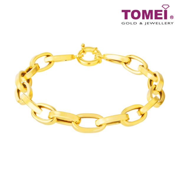 TOMEI Italy Bracelet, Yellow Gold 916