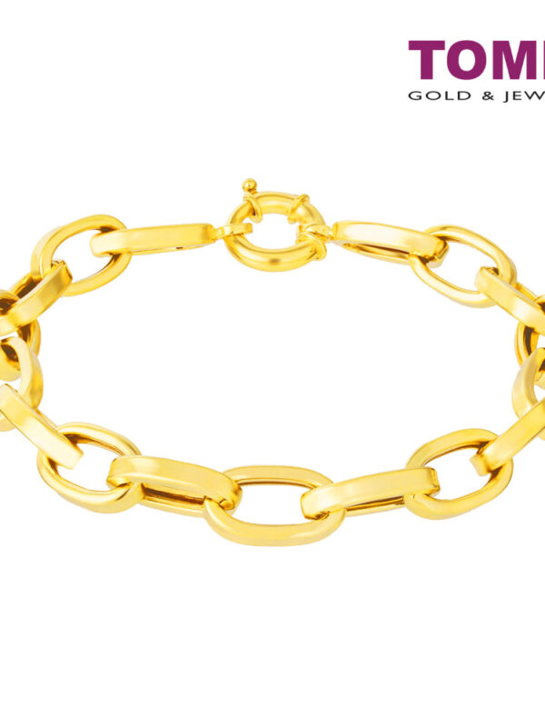 TOMEI Italy Bracelet, Yellow Gold 916