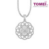 TOMEI Koleksi Endora Diamond Pendant, White Gold 750