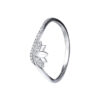 TOMEI Pavo Collection Diamond Ring, White Gold 375