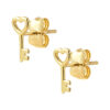 TOMEI Key Earrings, Yellow Gold 585