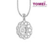 TOMEI Koleksi Endora Diamond Pendant, White Gold 750