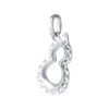 TOMEI Mini Gourd Pendant, White Gold 375