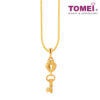 TOMEI Key to Your Heart Pendant, Yellow Gold 916