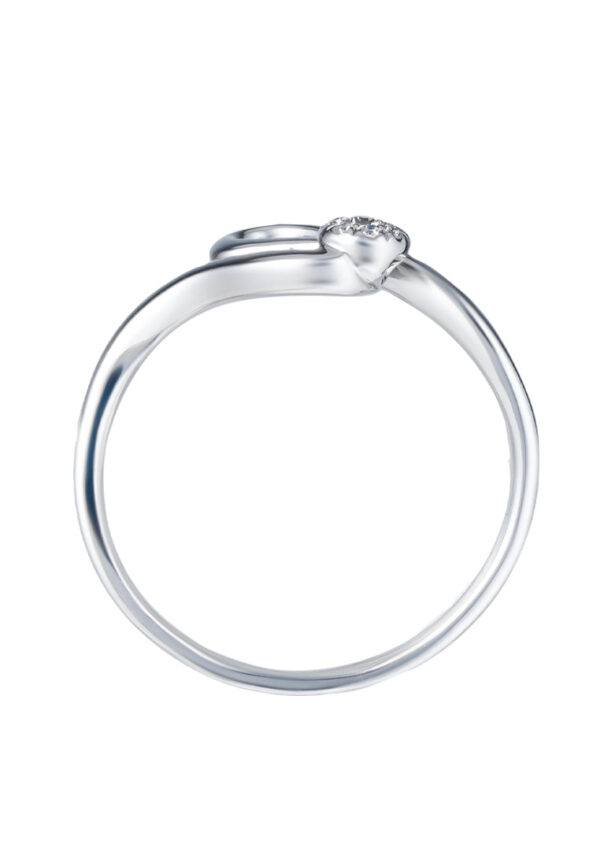 TOMEI Diamond Ring, White Gold 375