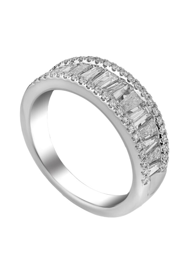 TOMEI Goddess' Halo Ring, White Gold 750