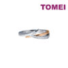 TOMEI Eternal Twine Collection Diamond Ring, White+Rose Gold 585