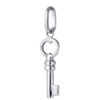 TOMEI Key Pendant, White Gold 375