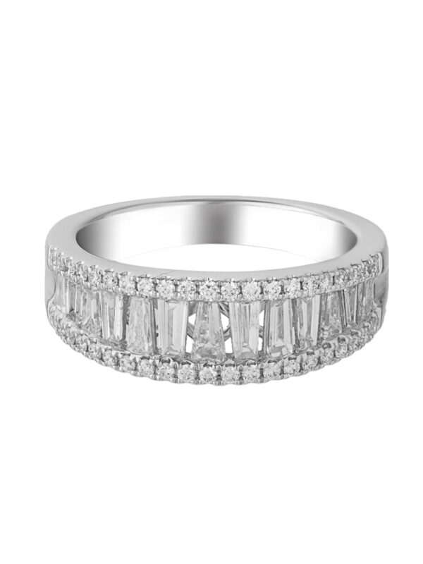 TOMEI Goddess' Halo Ring, White Gold 750