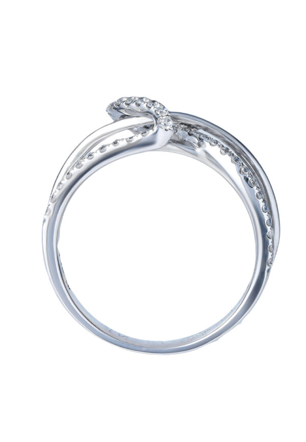 TOMEI Diamond Ring, White Gold 375