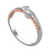 TOMEI Beyond Brilliance Diamond Ring, White+Rose Gold 585 (R4950WR)