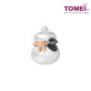 TOMEI Lucky Gourd Charm, White+Rose Gold 585