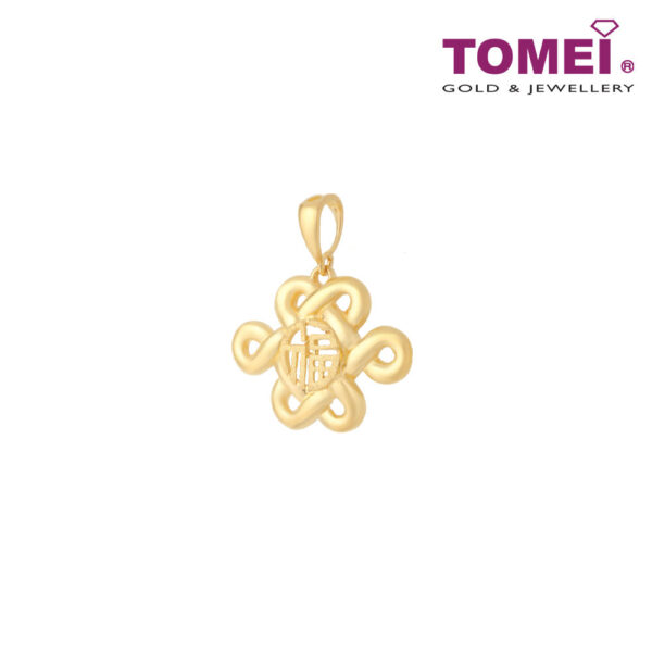 TOMEI Fu Pendant, Yellow Gold  916