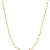 TOMEI Beads Long Necklace, Yellow Gold 916