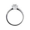 TOMEI Diamond Ring, White Gold 750